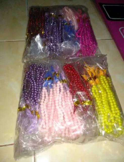 Multi Versatile Souvenir MINI MUTIARA TASBIH (1PAK Contents 100PCS) Reliable - Image 3