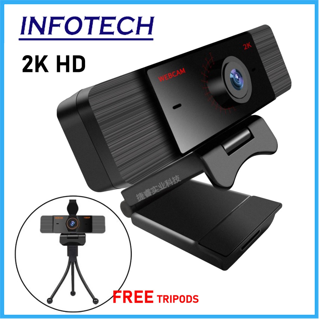 Full Hd 2k 1080p Usb Webcam With Mic Usb Camera For Desktop Laptop Notebook Pc Whatsapp Zoom Meeting Google Meet Msn Shopee Malaysia