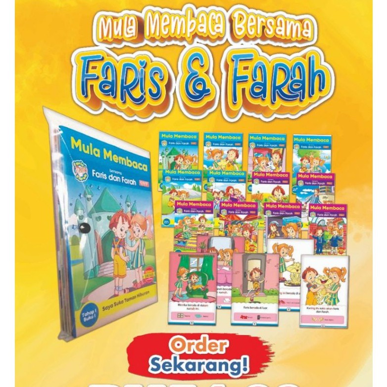 Buku Bacaan- Mula Membaca Bersama Faris & Farah | Shopee Malaysia