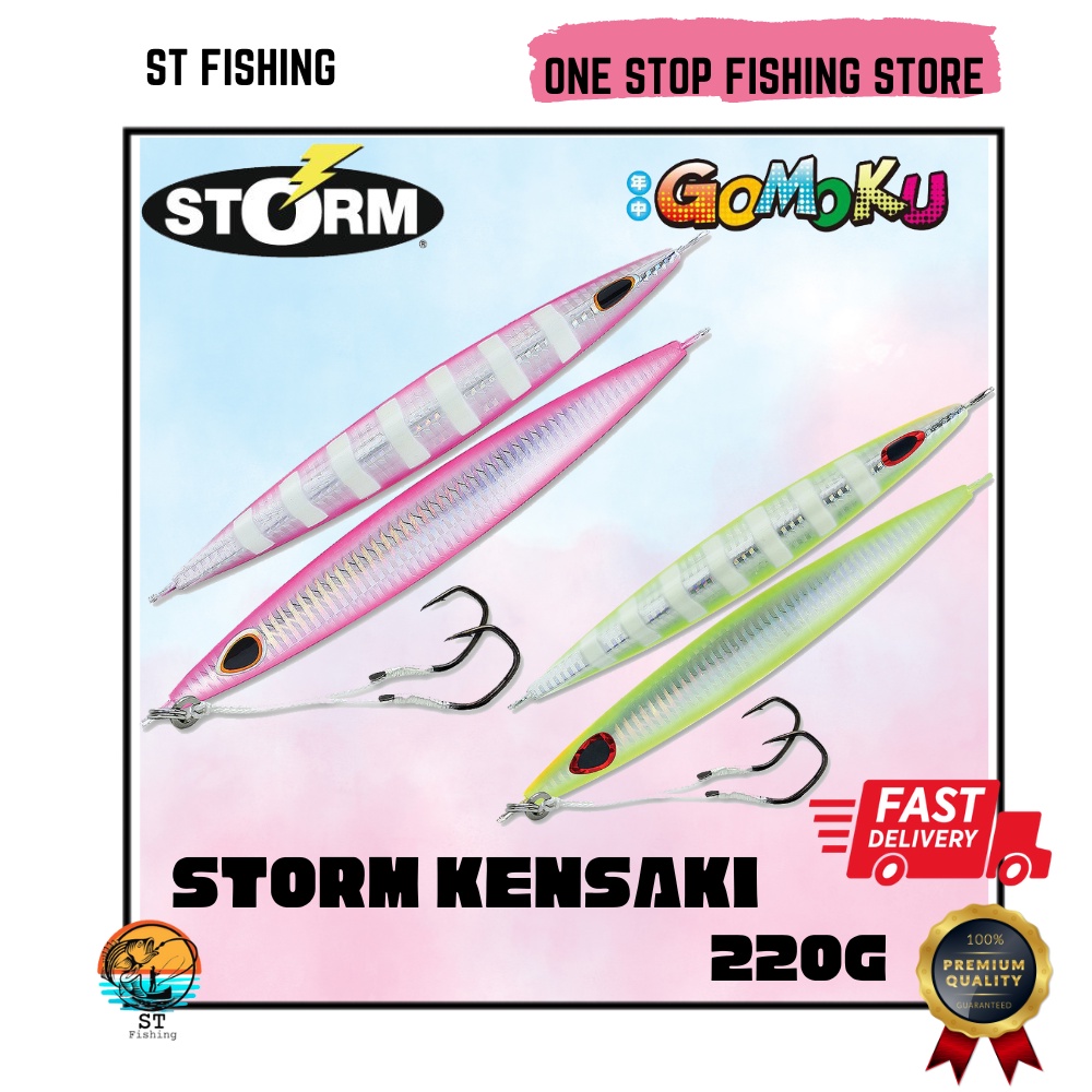 Storm Gomoku Kensaki Fast Slow Pitch Jig G Shopee Malaysia