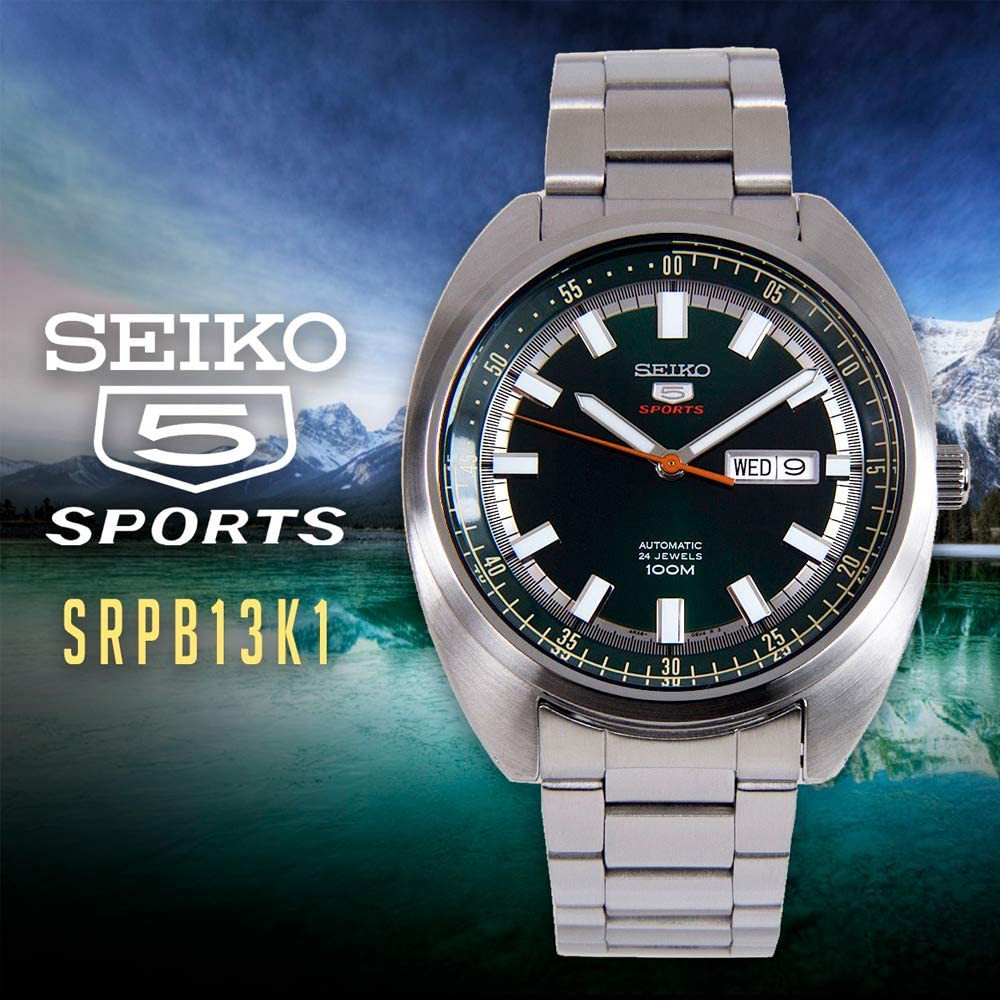 Seiko 5 Sports Turtle Automatic Day/Date Watch SRPB13K1 | Shopee Malaysia