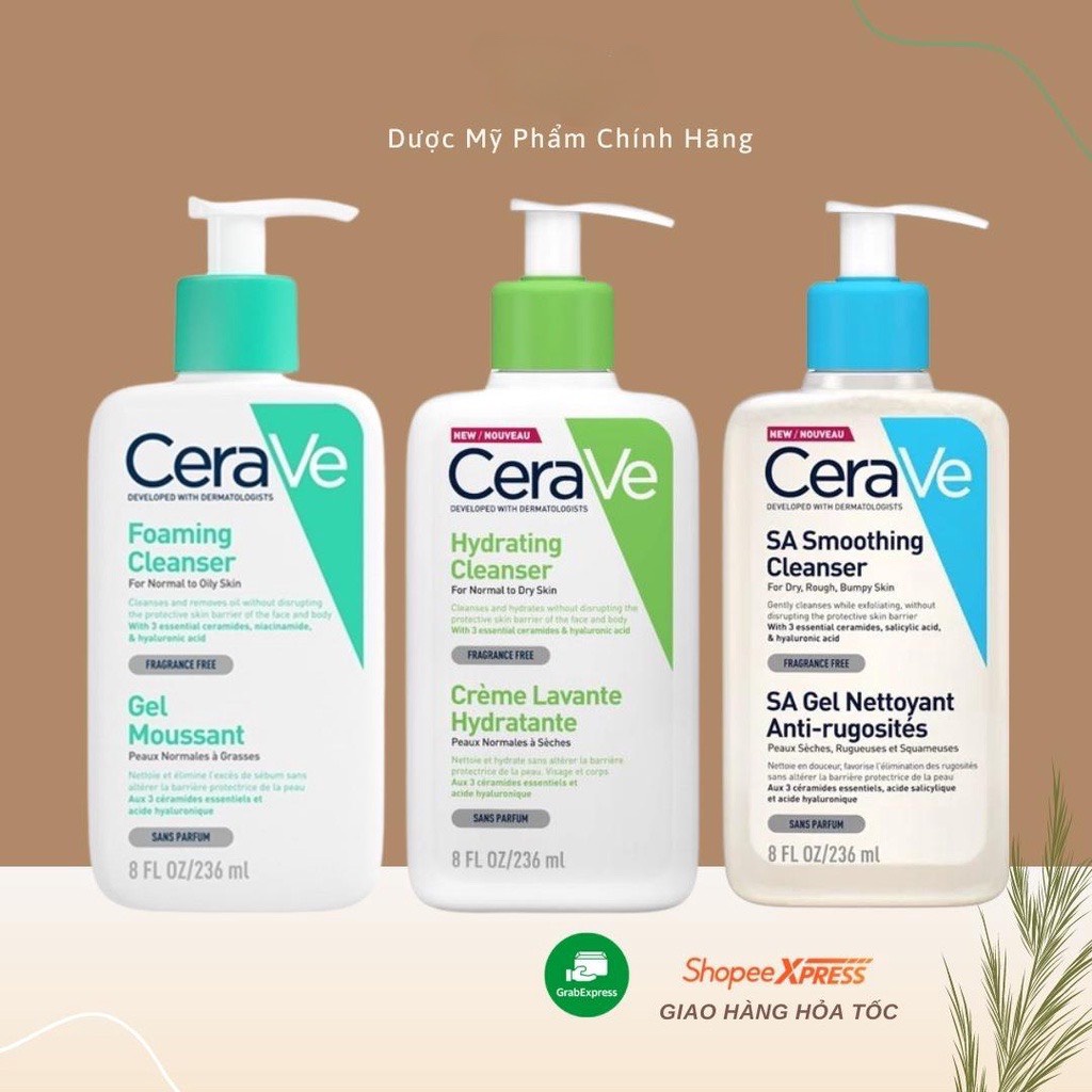 (cerave Enough Bill) cerave Cleanser 236ml. For All Skin Types