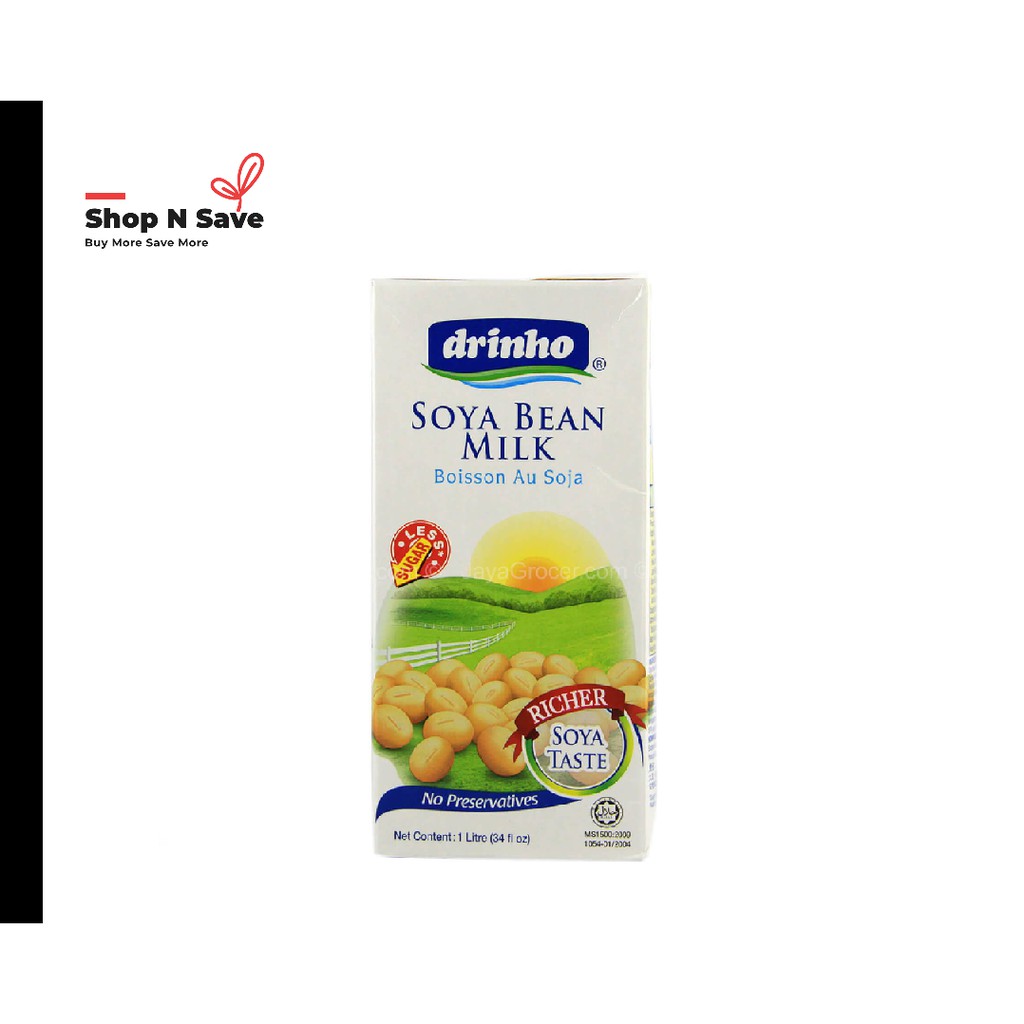 DRINHO SOYA BEAN DRINK 1L Shopee Malaysia