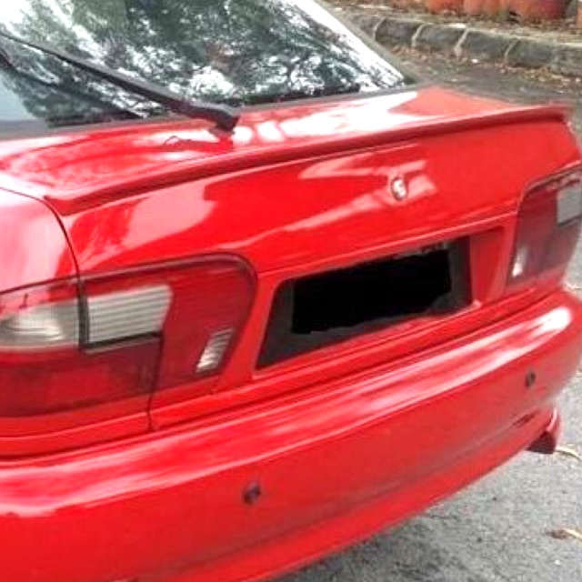 Spoiler Wira Oem Lancer Mugen Wira Aeroback Shopee Malaysia