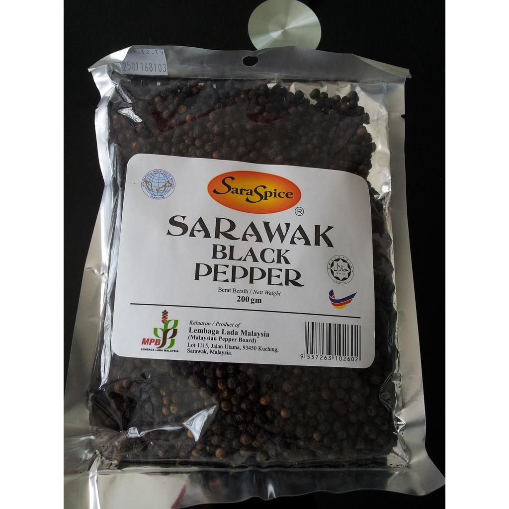 Sarawak Black Pepper Whole Berries 200g Shopee Malaysia