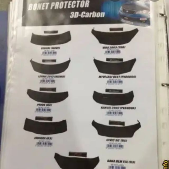 myvi bonnet cover