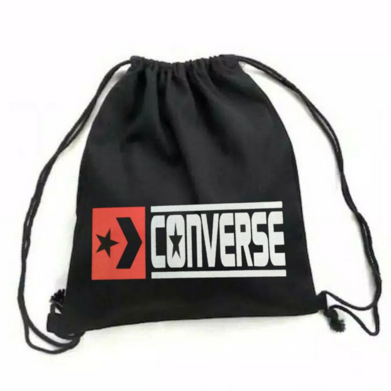 converse drawstring bag