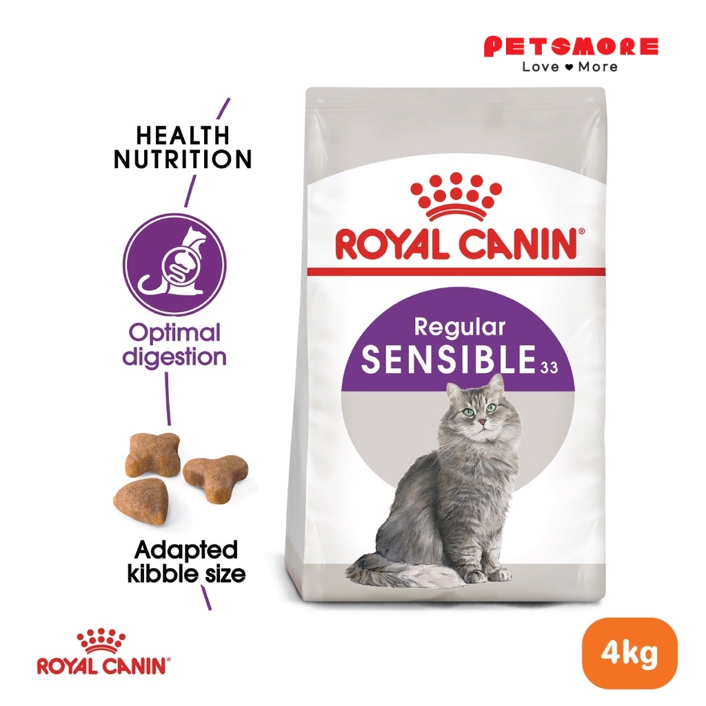 ROYAL CANIN Sensible 33 (4kg) Adult Dry Cat Food Makanan Kucing - Feline Health Nutrition