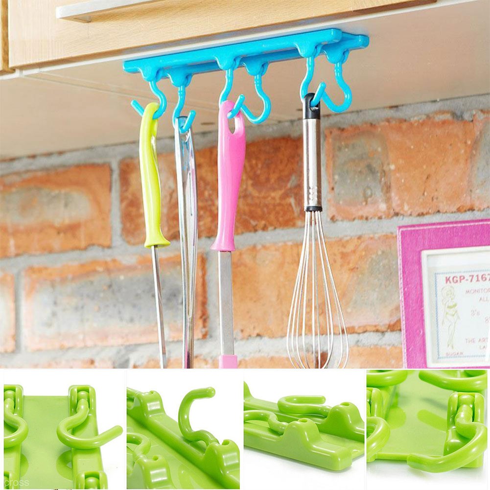 Boom Kitchen Utensils Rack Holder Hook Ceiling Wall Cabinet