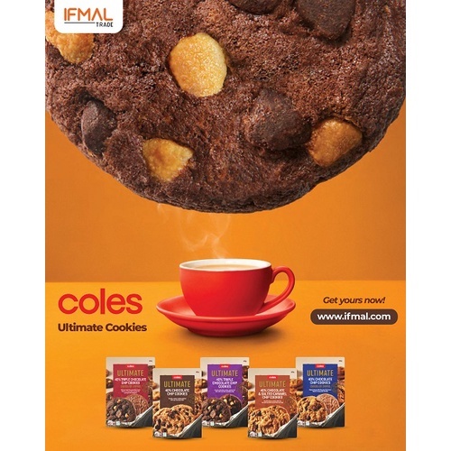 Coles Ultimate 40 Chocolate Chip Cookies Shopee Malaysia