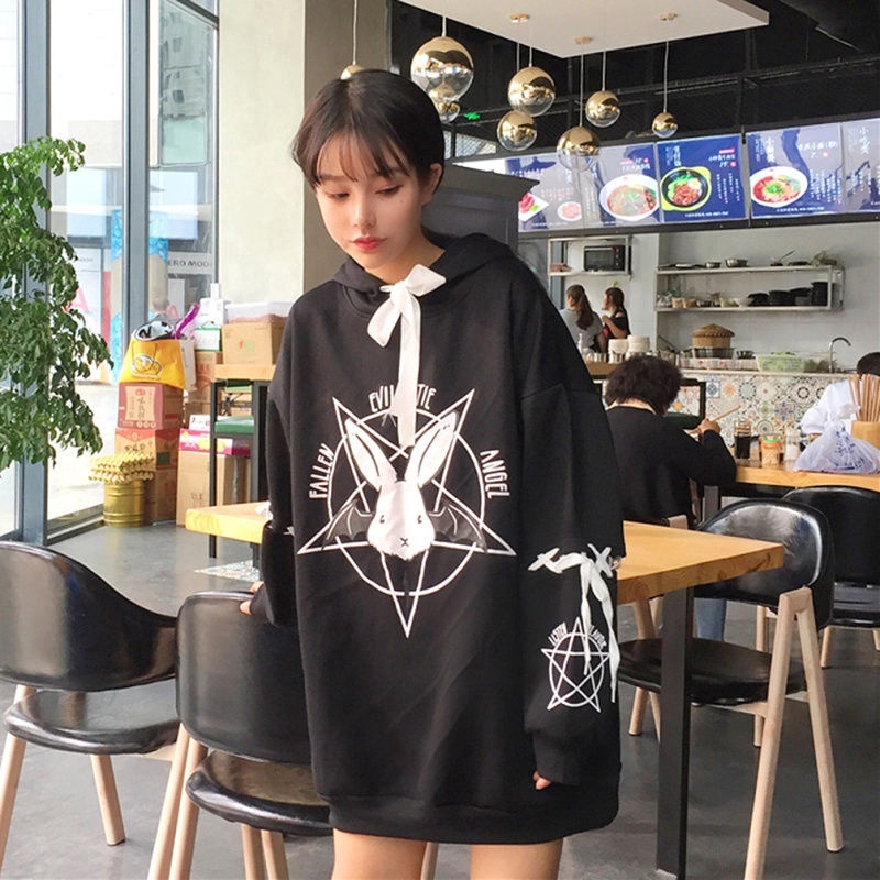 bunny pentagram hoodie