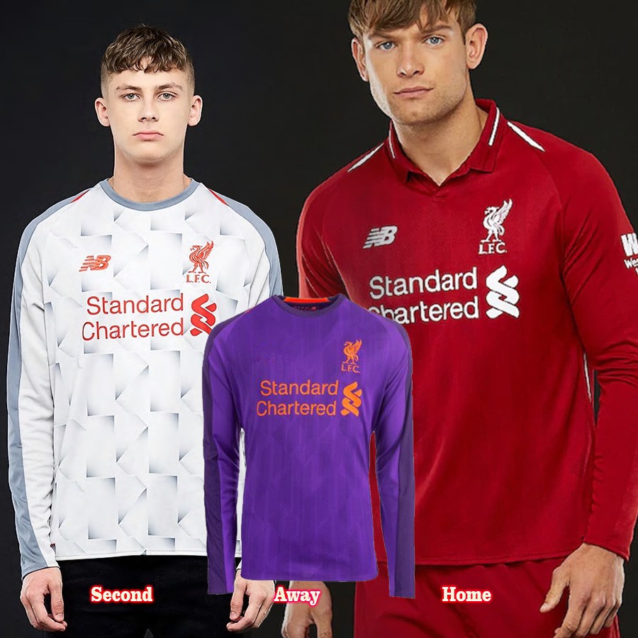 liverpool away jersey long sleeve