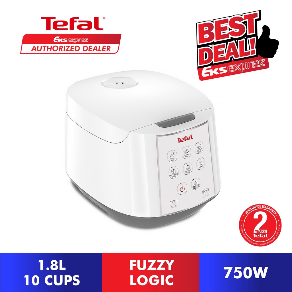 Tefal Fuzzy Logic Rice Cooker (10 Cups/1.8L) RK7321 / RK732167 Shopee Malaysia