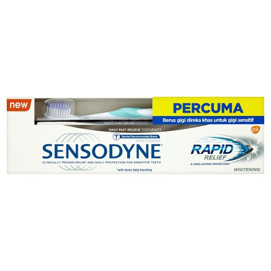 sensodyne toothpaste with free toothbrush