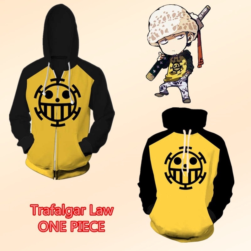 law one piece hoodie