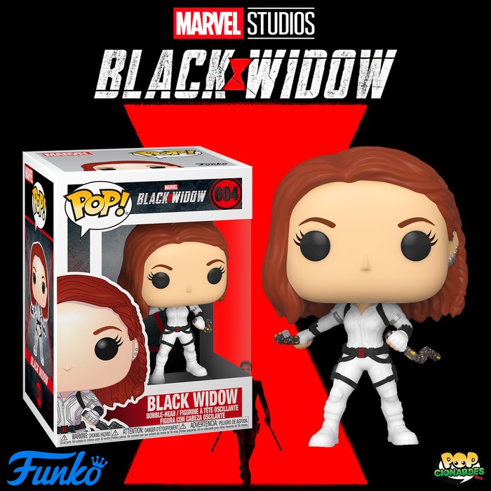 Funko POP White Suit Marvel n°604 Black Widow