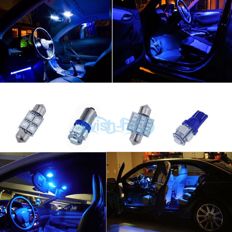 12v Blue Sdm Led Lights Interior Package Kit For Jeep Wrangler 2007 2015 P