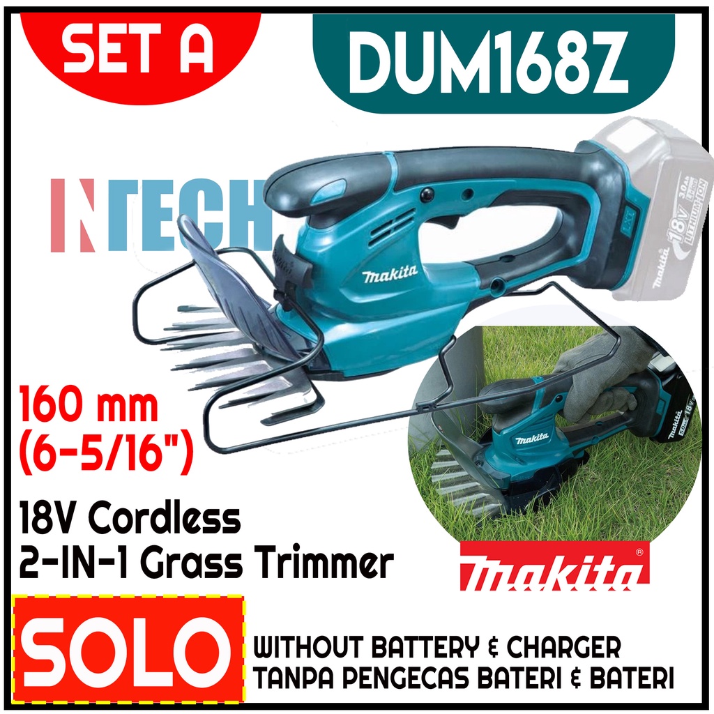 MAKITA DUM168Z 18V GRASS SHEAR / HEDGE TRIMMER C/W 2 DIFFERENT PACKAGES | Shopee Malaysia
