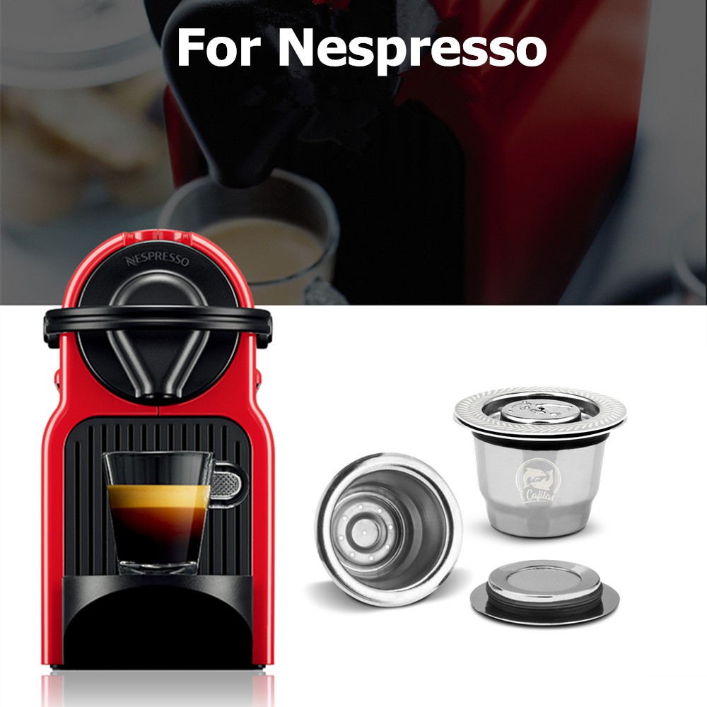 Band New Coffee Filters Stainless Steel For Nespresso Coffee Capsule ...