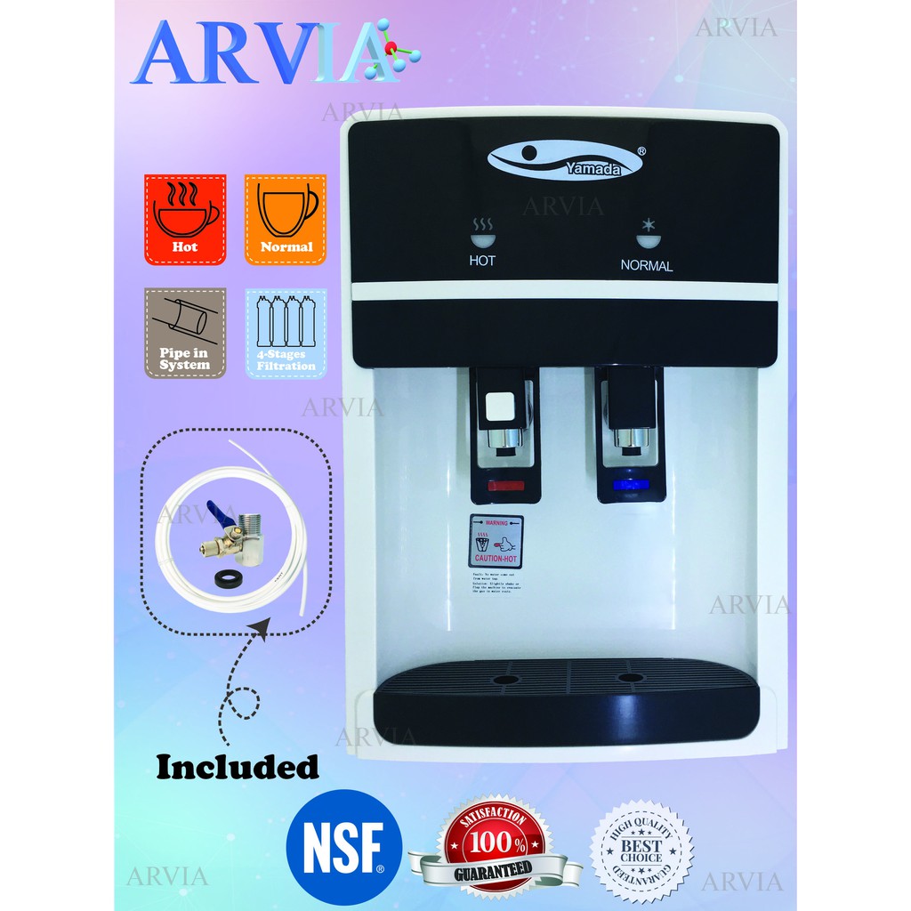 Yamada Water Dispenser Hot & Normal Model NWD38918 with 4 stages of Korea Filters Shopee