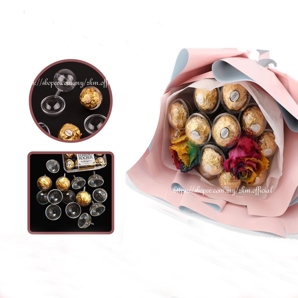 (100PCS) FERRERO ROCHER CASING CHOCOLATE COKLAT CUP Holder Case Cover