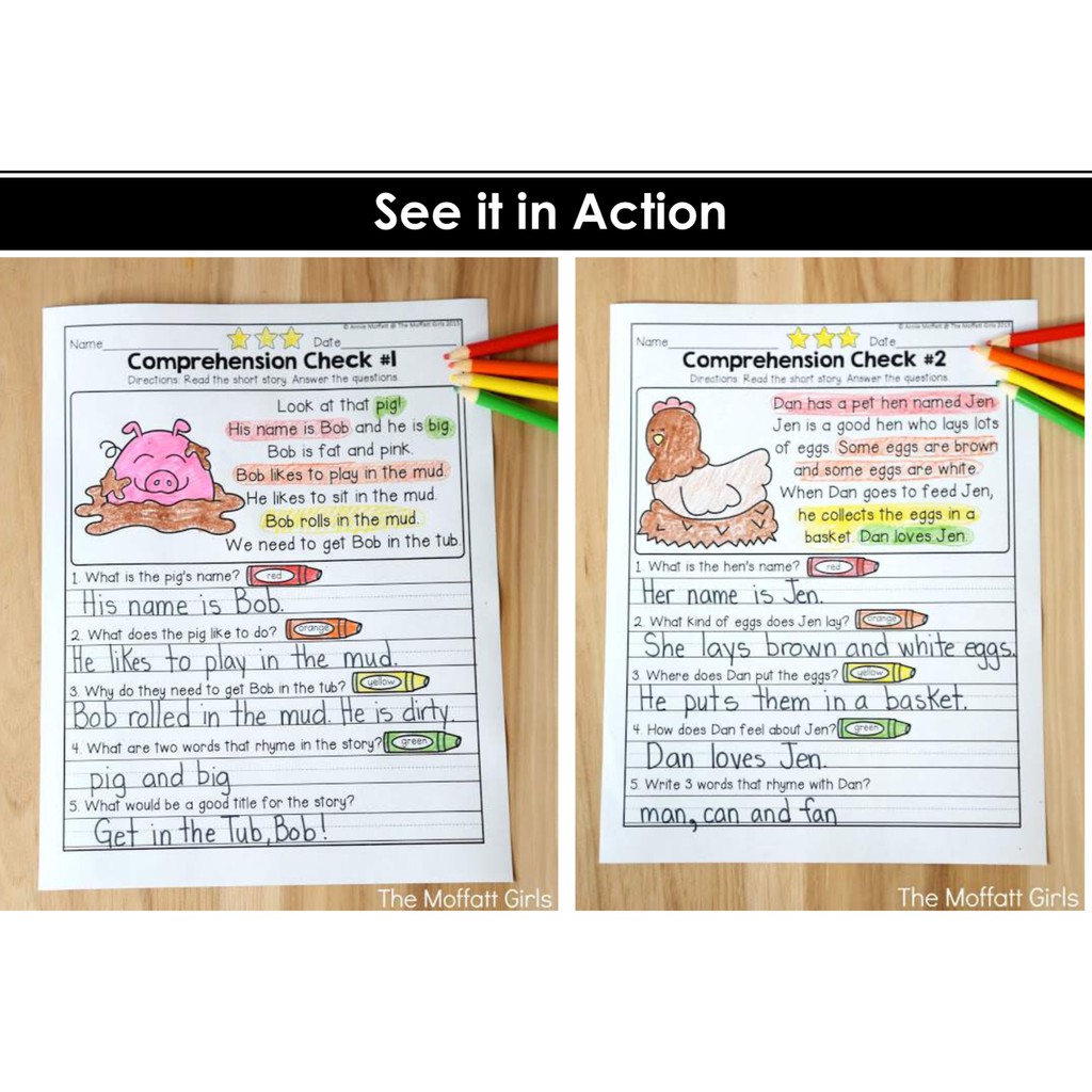 Printable* READING COMPREHENSION Passages/Stories 180 | Shopee Malaysia