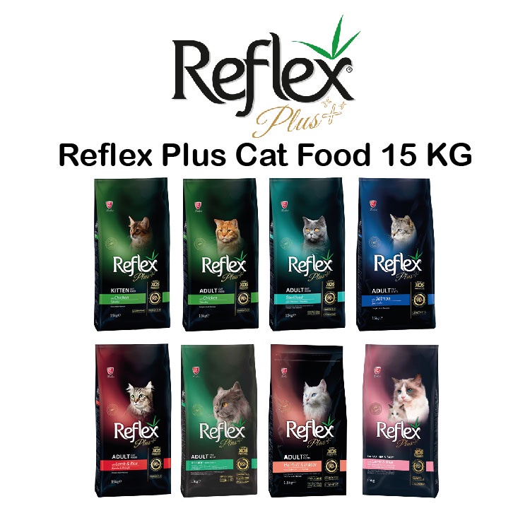 Reflex Plus Dry Cat Foods (15kg) Shopee Malaysia