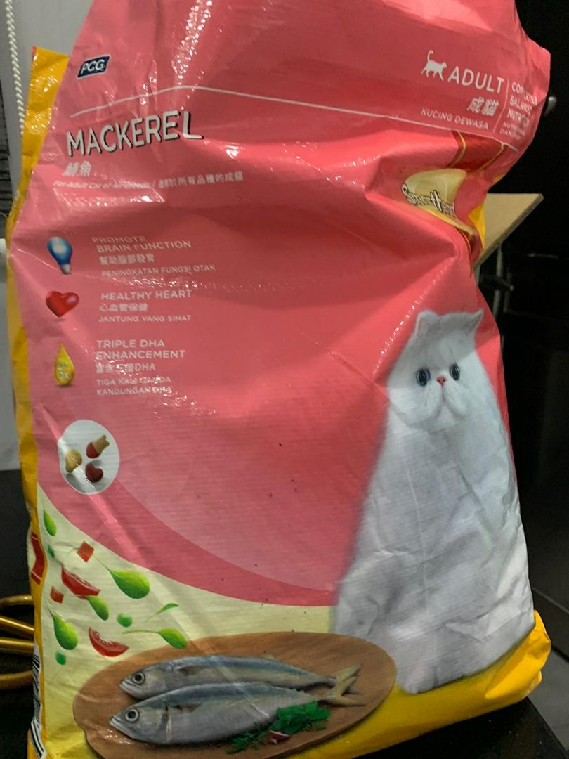 Smart Heart Dry Cat Food 7kg Mackerel Salmon Tuna Shrimp Chicken Tuna Seafood Makanan Kucing Smartheart Shopee Malaysia