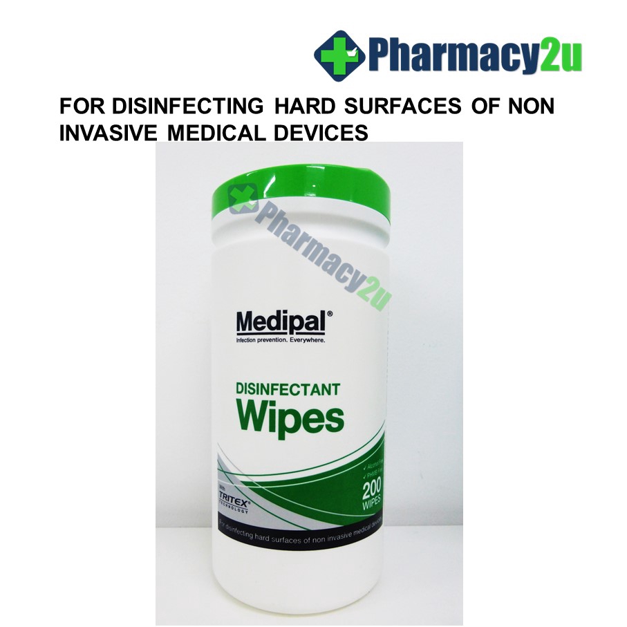 MEDIPAL DISINFECTANT WIPES 200 WIPES ANTIBACTERIAL HARD SURFACE WIPES Shopee Malaysia