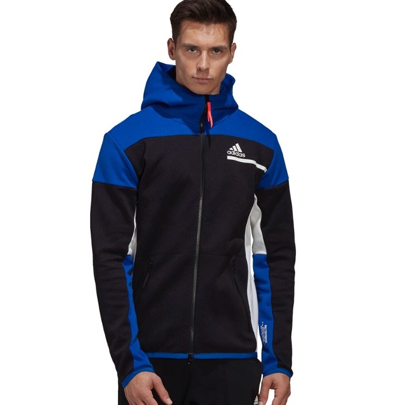 royal blue adidas track jacket