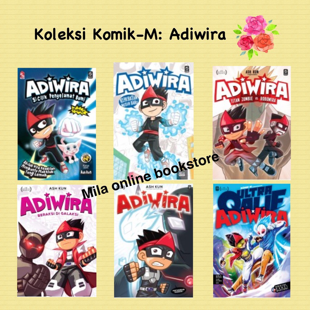 ðŸ’¥Koleksi Komik M Adiwira 1 5 & Ultra Qalif X Adiwira Kristal Kunci Dimensi