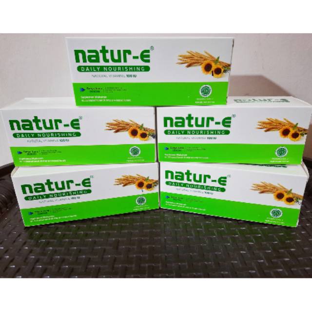 HIJAU Natur E 100 IU BOX Contents 16 & 32 Natur-E Green Skin Vitamin