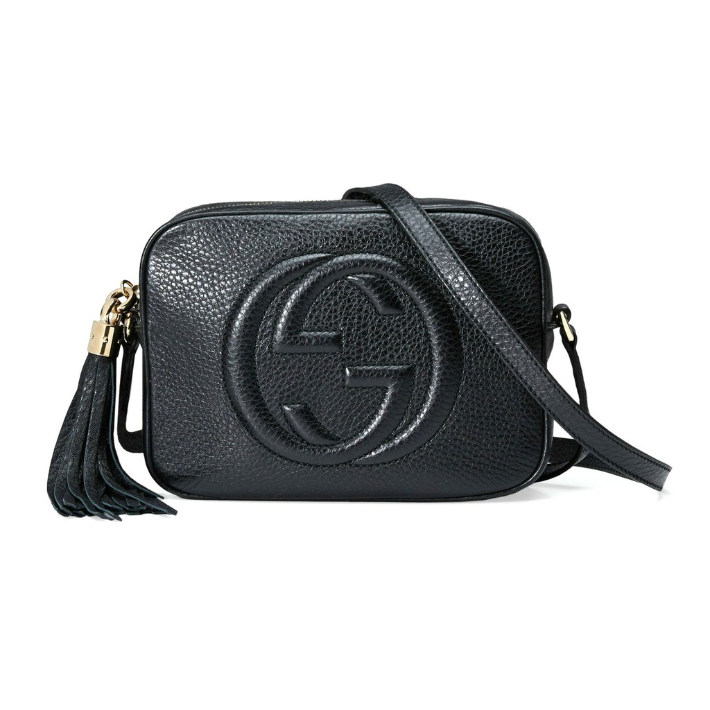 [100% Original] Gucci 308364 A7M0G 1000 Soho Small Leather Disco Bag ...