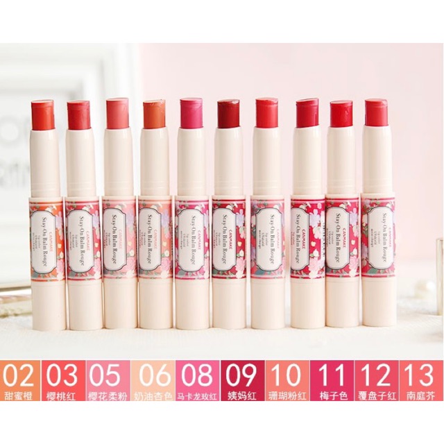 Canmake StayOn Balm Rouge Lipstick Lip Balm SPF 11/PA+