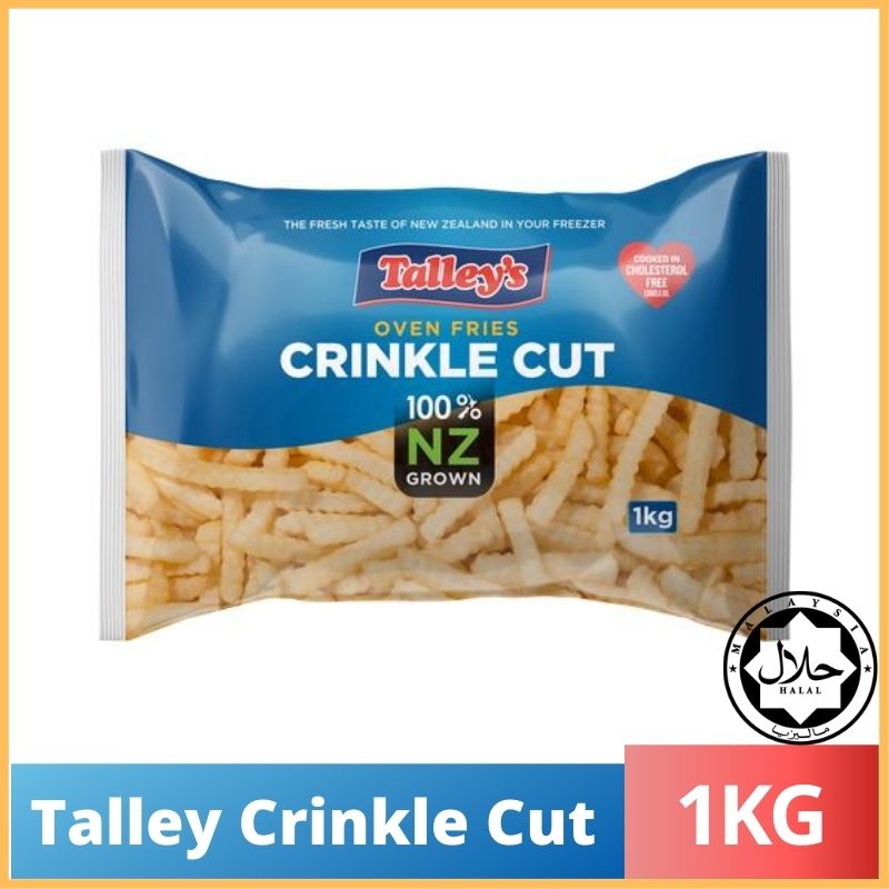 Talley's French Fries Crinkle Cut - 1KG New Zealand