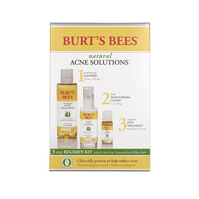 burt's bees natural acne solutions purifying gel cleanser