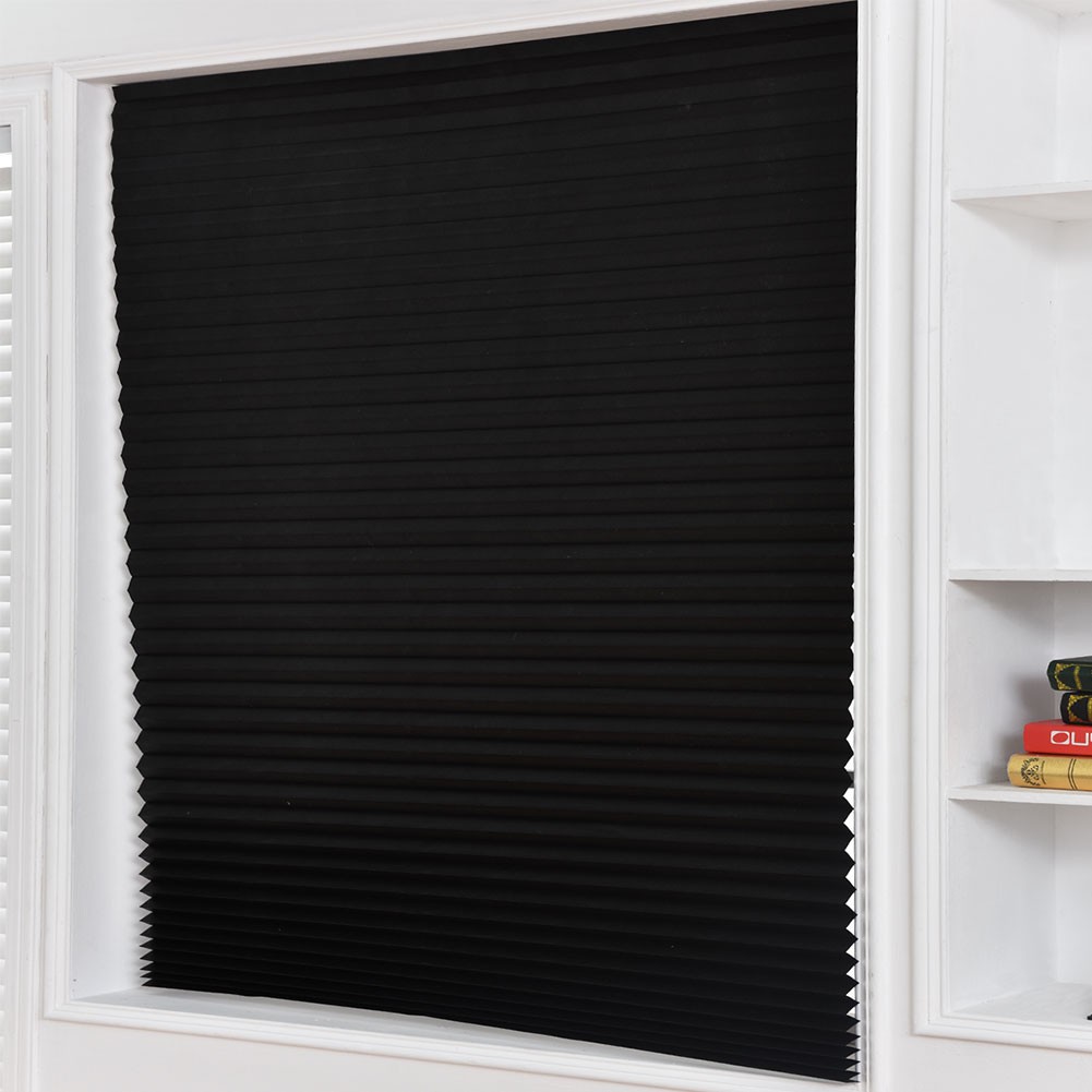 Pleated Shade Darkening Kitchen Bathroom Privacy Window Door