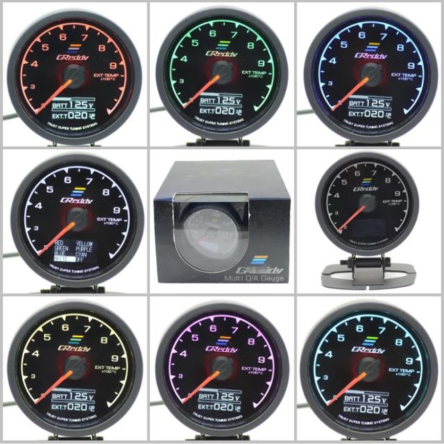 GREDDY Boost meter DEFI Multi Gauge Meter 2 in1 7colours Boost Turbo