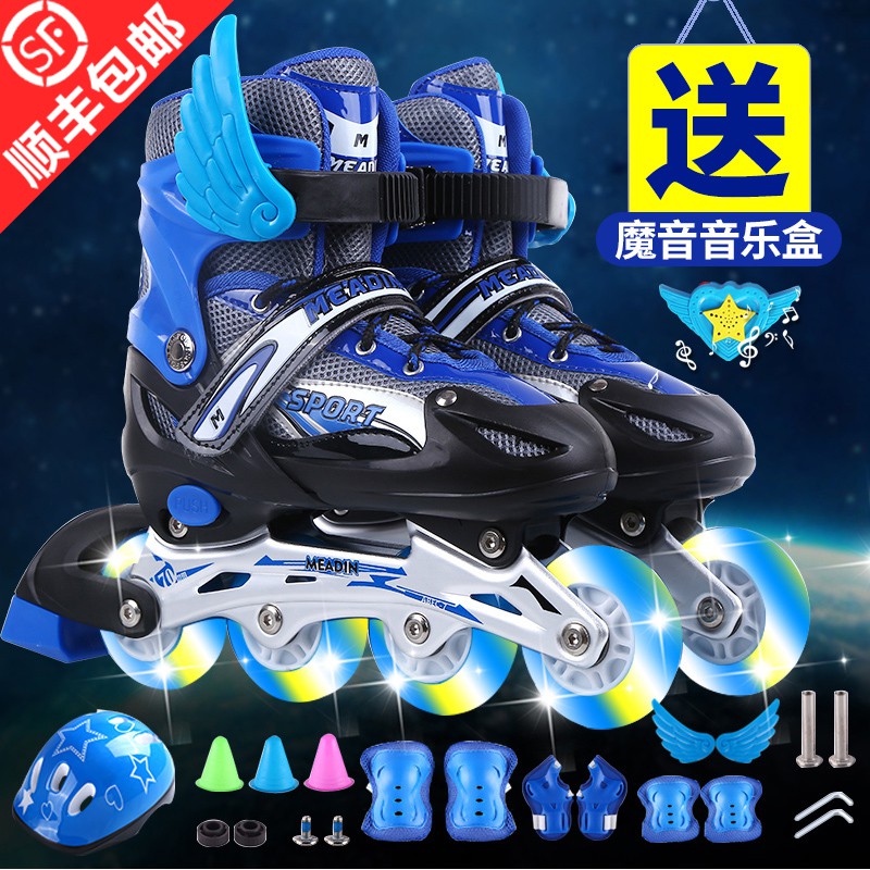 Decathlon Roller Skating Kasut Roda Set Lengkap Kanak Decathlon Roller Skating Kasut Roda Set Lengkap Kanak