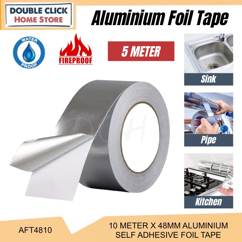 Aluminium Self adhesive foil tape 10 Meter x 48mm Shopee Malaysia