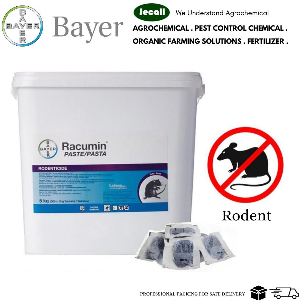 Bayer Racumin® Rodent Bait 20pcs x 10g / Umpan Tikus / Coumatetralyl  % w/w / 100% Original | Shopee Malaysia
