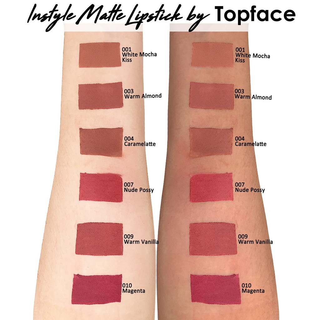 topface instyle matte lipstick