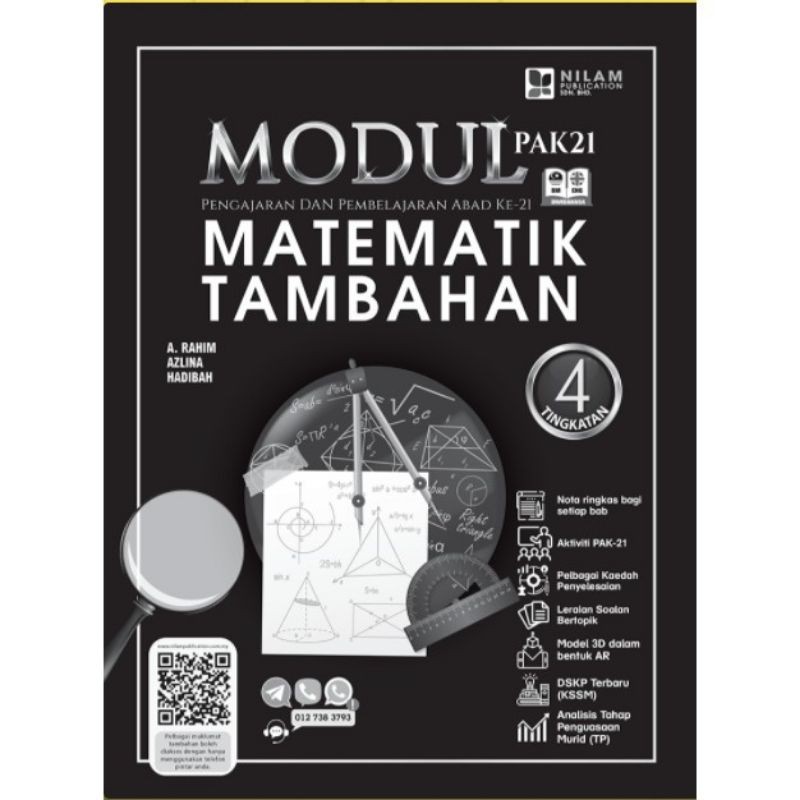 Modul Pak 21 Matematik Tambahan Tingkatan 4 Bilingual J X Shopee Malaysia