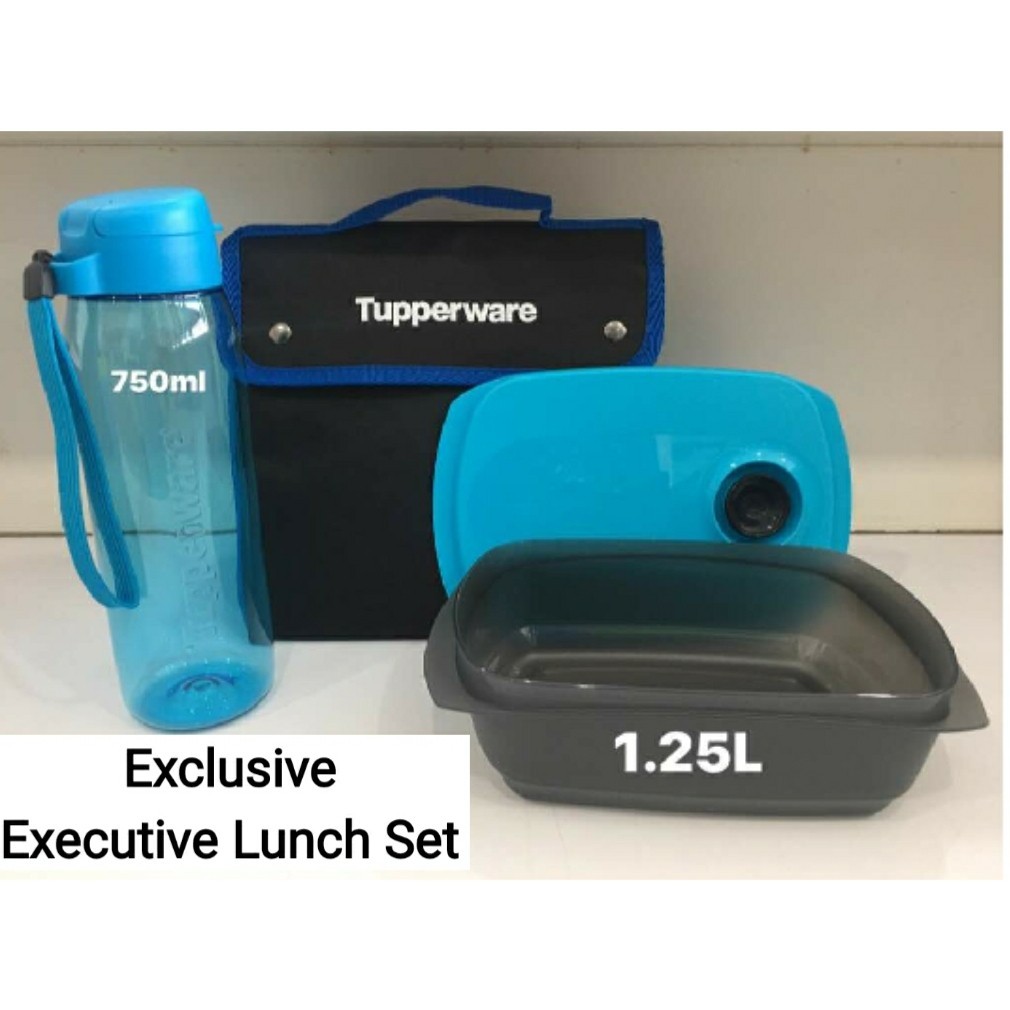 Tupperware Executive Lunch Box / H2go 750ml / Lunch Bag Shopee Malaysia