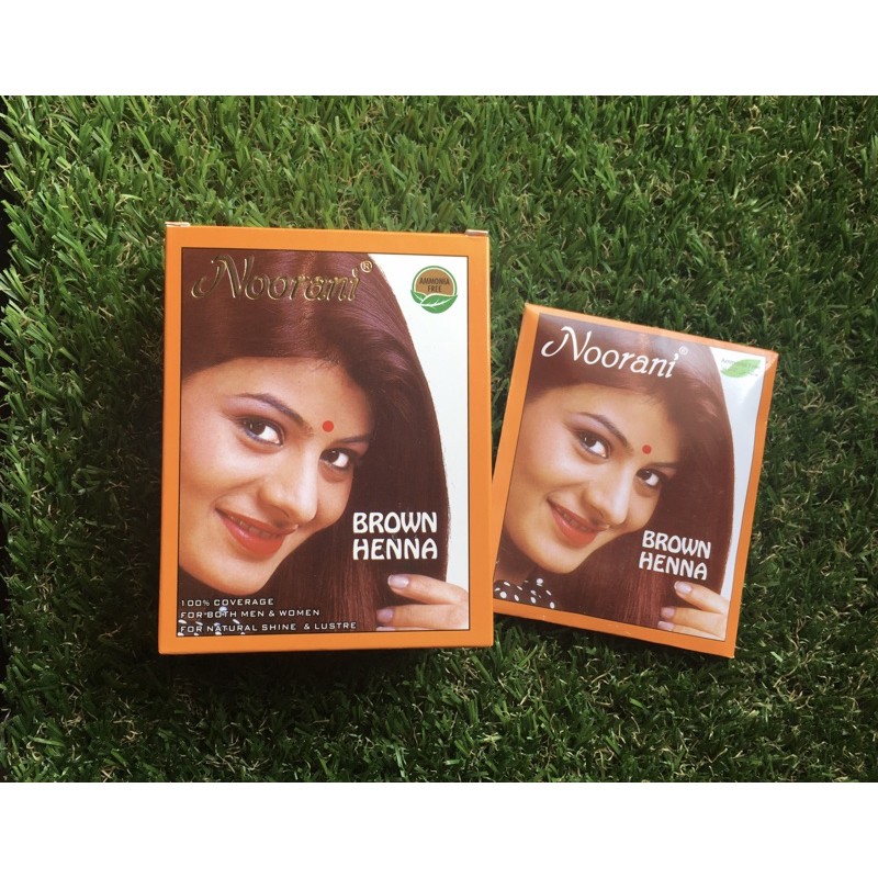 Hair Henna Inai Rambut Noorani 6 Packets Box Shopee Malaysia