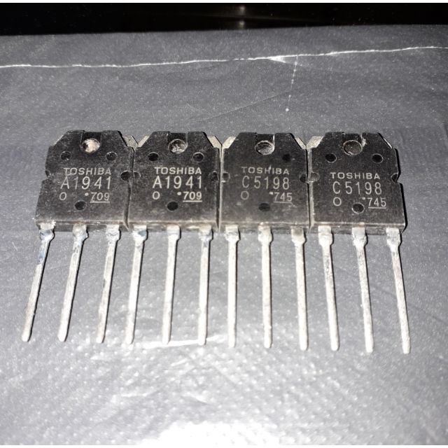 2SA1941 2SC5198 A1941 C5198 PNP NPN 10A 140V TO3P POWER AMP TRANSISTOR
