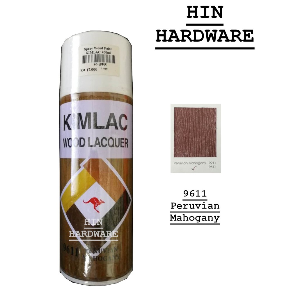 HIN 400ML KIMLAC Wood Spray Lacquer Wood Varnish Wood 