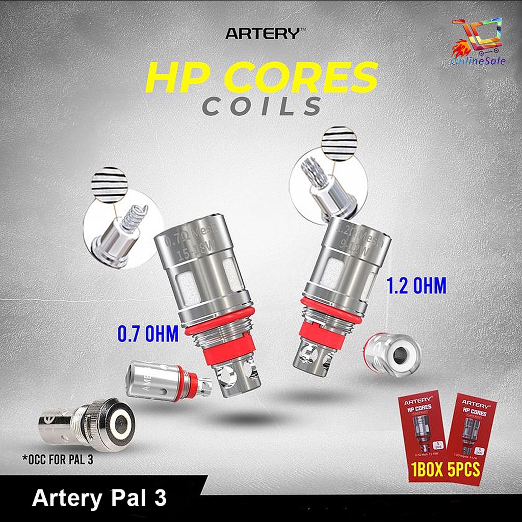 Original Artery Pal 2 Pro / Pal 3 Replacement Coil x5Pcs / Pal 3