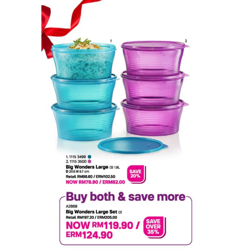 Tupperware, Big Wonders® Large Bowls