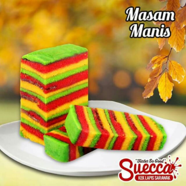 Kek Lapis Sarawak Masam Manis Shopee Malaysia